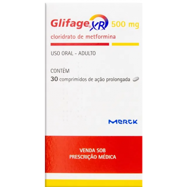 GLIFAGE XR 500MG 30 COMPRIMIDOS